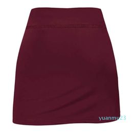 Faldas de tenis para mujer Pantalones cortos interiores Elásticos Deportes Golf Skorts con bolsillos Yoga Fitness Shorts