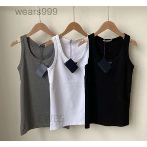 Dames Top Tanks Vest T Shirts Cotton Blend Tank Tops Designer Skirts Yoga Suit Tweed Piece Dress Bra Ladies Solid Vintage Shirt Femme Sports gebreide TG6S