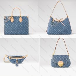 dames draagtas designer denim handtas Schoudertassen heuptas 01