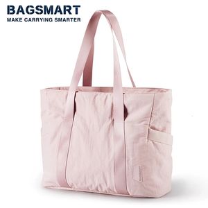 Femmes sac fourre-tout grande capacité BAGSMART sac à bandoulière sac à bandoulière poignée sac à main décontracté femmes sac à main grand Shopper sac 240201