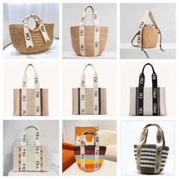 Dames draagtas Designer tas Crossbody Stro Raffia Tas heren geweven vakantie handtassen klassieke top portemonnee Luxe grote capaciteit Schouder weekend winkelen Strandtassen portemonnees