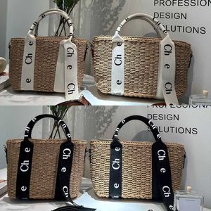 Femmes Tote Designer Cross Body Raphia Paille Sac Hommes Embrayage Tissage Sacs À Main De Vacances Poignée Supérieure Capacité Sac Grand Épaule Week-end Sacs De Plage