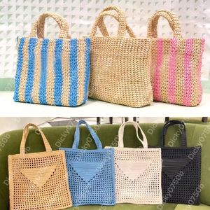 Dames draagt ​​handtassen strandzakken raffia vezel ontwerper bakken tas zomers vaste kleur boodschappentassen luxe casual tas petit sac dames raster gevormde petit sac tas gewoon