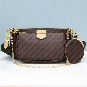 Femmes fourre-tout portefeuille sacs à main sac à main boîte originale porte-monnaie pochette portefeuilles sac 3 pièces set237P