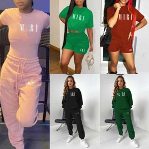 Femmes survêtement Plus taille Lady 2 pièces Ensemble Polyester deux pièces Designer Woman Set top and Pantals Tracks Claits Casual Tinfit Sports Jogging Jogging cosits Sweats Sweet