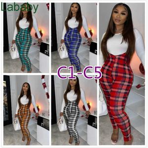 Femmes Survêtements Plaid Deux Pièces Ensemble Designer Slim Lettres Sexy Motif Imprimé T-shirt Combinaison Dames Tenues Sportwear 28 Styles