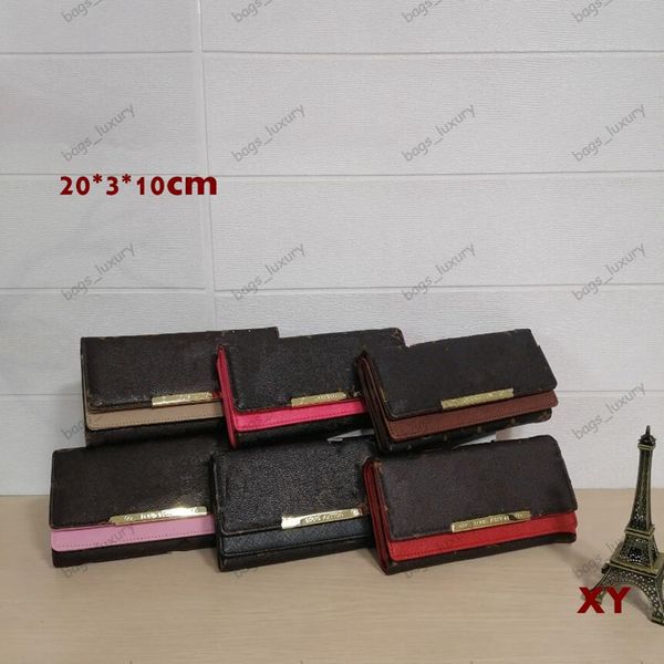 Femmes Trifold portefeuille à la mode longue cartes à blindage à glissière classique pour femmes portefeuille de poche portefeuille portefeuille feme