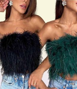 Femmes tube tops épaule sexy y narte narque