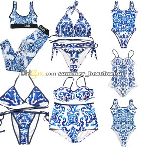 Vrouwen Tweede stuk bikini set bloemenprint badpak sexy hoge taille badmode zomer strand surfen zwempak ggitys kanalen burburress gbmg