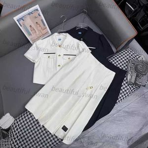 Vrouwen tweedelige jurk Designer Suit rok Vroege voorjaar nieuwe stijl zachte stijl bubbel mouw korte jackethigh taille geplooide rok sets sets