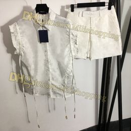 Vrouwen tweedelig jurk T -shirt Set Set Sexy Letter Mouwess gebreide vest rok ins mode street style breisels