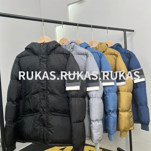 Parkas pour Hommes Doudoune à la Mode Tendance Automne et Hiver Manteau Chaud à Manches Longues Hommes Femmes décontracté lâche Mince épaississement Veste en Pierre Chaude