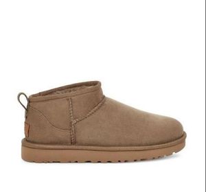 femmes ultra mini bottes de neige pantoufle U F22 hiver nouveau populaire cheville douce confortable en peau de mouton garder au chaud bottes en peluche avec carte sac à poussière beaux cadeaux uggity