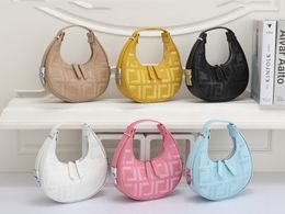 Dames onderarm tas 2022 snoep massieve kleurentassen voor vrouwen halve tas met halve handtas met ￩￩n schouder