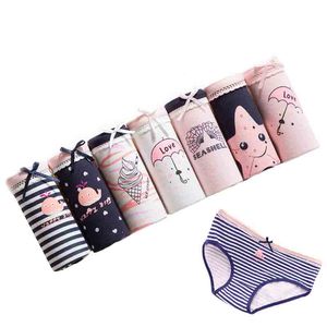 Sous-vêtements en coton pour femmes, culottes Sexy, lingerie Cueca Calcinhas, sous-vêtements pour filles, culotte mignonne pour dames