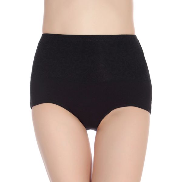 Ropa interior de mujer, bragas de cintura alta, cobertura completa, calzoncillos de mujer, bragas de algodón con Control de barriga, calzoncillos transpirables de recuperación de cesárea