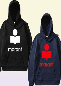 Dames unisex paar hoodies Marant casual streetwear hooded sweatshirts losse truien trainingspak tops vrouwelijke oversize hoodie X0625772219