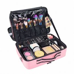 Femmes Amélioration du sac cosmétique Organisateur de maquillage de beauté de haute qualité Bolso Mujer Brosse de voyage de voyage de grande capacité O3JK #