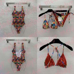 Femmes vacances maillots de bain mode impression une pièce maillot de bain été plage natation Bikini ensemble