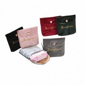Vrouwen Veet Soft Small Cosmetic Bag Hasper Girl Lipstick Bag Sanitaire pads Organisator Pouch Travel Make -uptassen Mini Beauty Case 77ok#