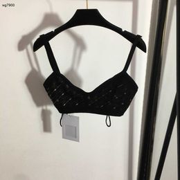 Vrouwen Vest Designer Dames Kleding Zomer Mode BRIST Letter Girl Hoogwaardige Tube Top Suspener Vest 19 december