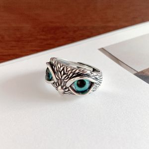 Bague ouverte hibou Vintage pour femmes, pour cadeau de fête, accessoires bijoux à la mode, haute qualité