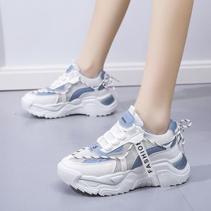 Vrouwen Vulcaniseer Schoenen Zomer Mode Platform Casual Training Wandelen Sport Gym Loopschoenen Dames Ademende Mesh Sneakers