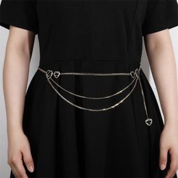 Chaîne de taille des femmes ceinture de luxe Chaîne de luxe ceintures de mode Fashion Brand féminin Cintura CEintures de haute qualité Designers Girdle