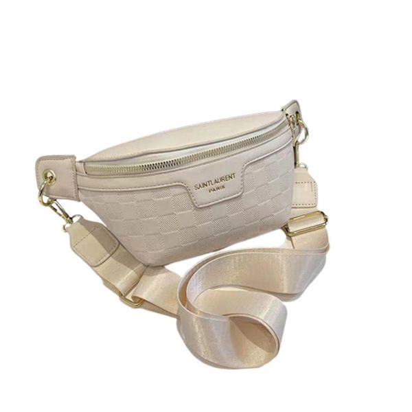 Femmes taille Packs large sangle bandoulière poitrine sac femme élégant Plaid PU cuir Fanny Pack dames élégant 220621 bagsmall68278O