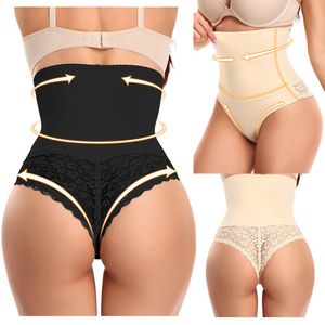 Femmes taille string culotte Shaper taille haute ventre contrôle culotte sous-vêtements amincissants bout à bout façonnage bref corps Shaper 378