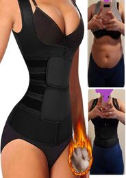 Dames taille trainer korset ritsvest neopreen body shaper cincher tanktop met verstelbare riemen taille shapewear T2008196662177