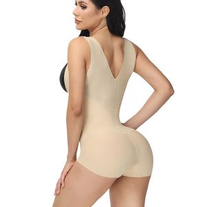 dames taille buik shaper naadloze bodysuit shorts hoge elastische buikgordel zomer postpartum vormgeving