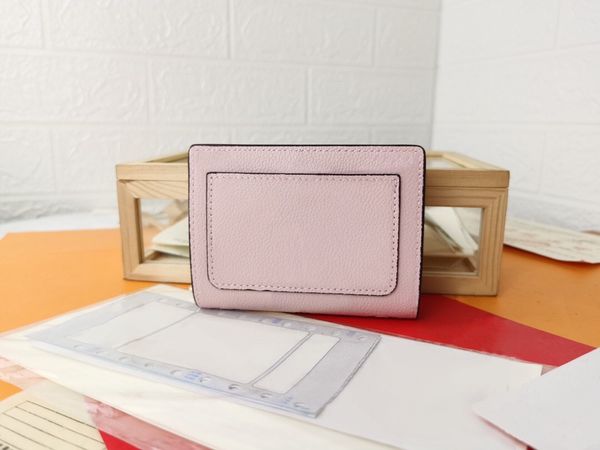 Cartera de mujer monederos de diseñador carteras con cremallera cartera corta de cuero moda dama bolsa de dinero bolsa con cremallera monedero clásico bolsillo nota titular de la tarjeta embrague