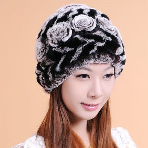 Vrouwen warme winter cap mode accessoires weven bont hoeden hoge kwaliteit nieuwe mode hoed vrouwen winter cap gratis verzending