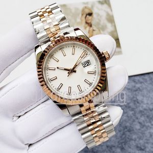 Reloj de mujer de 28/31mm, reloj de pulsera dorado a la moda para mujer, reloj mecánico resistente al agua luminoso con diamantes, envío directo