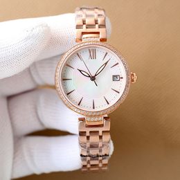 Reloj para mujer, relojes con movimiento mecánico automático, reloj de pulsera de negocios para mujer de 35MM, correa de cerámica de lujo Montre de zafiro