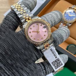 Montre mécanique automatique pour femmes, boîtier de 31mm avec diamants, Montre de Luxe pour dames