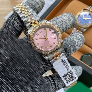 Montre mécanique automatique pour femmes, boîtier 31mm avec diamants, Montre De Luxe pour dames