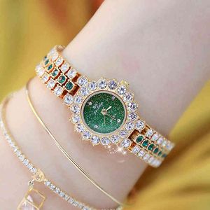 Les femmes regardent des marques de luxe célèbres 2021 cristal diamant en acier inoxydable petites dames montres pour femme montre-bracelet Relogio Feminino