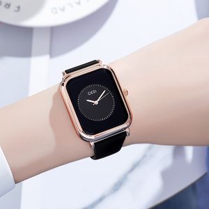 Dameshorloge Limited Edition Modem horloges hoogwaardige designer luxe quartz-batterij kleine vierkante platter 35 mm horloges