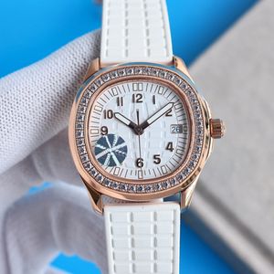 Les femmes regardent des mouvements de quartz montres saphire 35,6 mm Étui imperméable avec diamantwatch montre de luxe