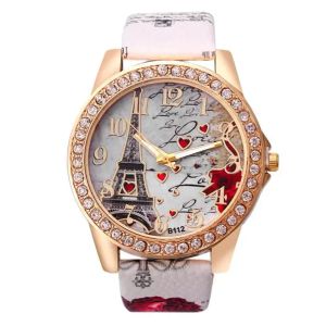 Vrouwen kijken quartzhorloges 28 mm waterdicht Mode Modern polshorloge Cadeaus voor vrouw 00256p