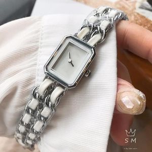 Vrouwen Horloge Horloges Hoge Kwaliteit Designer Horloges Luxe Mode Lederen Quartz-Batterij Horloge Montre De Luxe Geschenken F55