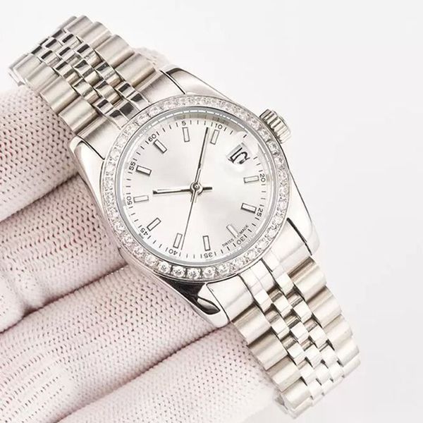 montres pour femmes Montre automatique de créateur de diamants Montre en acier inoxydable imitation luxe 36 / 41mm Résistant à l'eau Lumineux relojes montre-bracelet dames montres dhgate