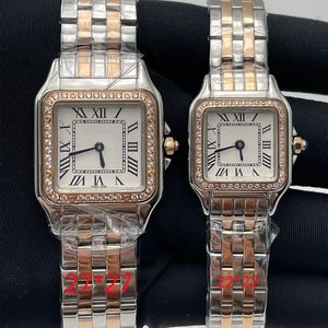 Relojes de mujer, reloj de cuarzo de acero inoxidable dorado/plateado para mujer, relojes de pulsera elegantes con diamantes, regalos de lujo