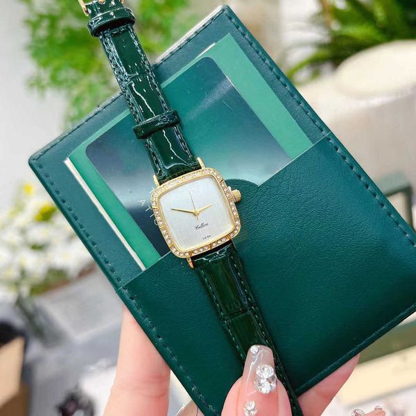 Femmes Watchs Fashion Robe Watch Lady 6 Colours Japan Quartz Movement Sobroche en acier en cuir en acier 3