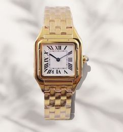 Dameshorloges voor dames Nieuwe mode Hoge kwaliteit Goud Zilver Roestvrij staal Quartz Dameshorloge met diamanten Paar Horloges montre de luxe