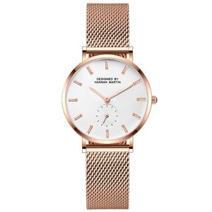 Vrouwen horloges dunne stalen mesh roestvrij staal Japan quartz beweging top merk mode vrouwelijke waterdichte polshwatch klok relogio 210527