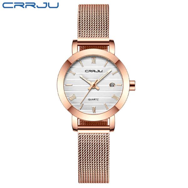 Femmes Montres Top Marque De Luxe Japon Mouvement À Quartz En Acier Inoxydable Ruban Blanc Cadran Étanche Montres-Bracelets relogio feminino 210517