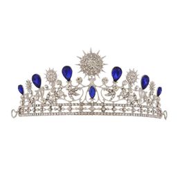 Couronne de mariage pour femmes, diadèmes de mariée en argent, strass en cristal, couvre-chef de mariée, accessoires pour cheveux, Barrettes à Clips